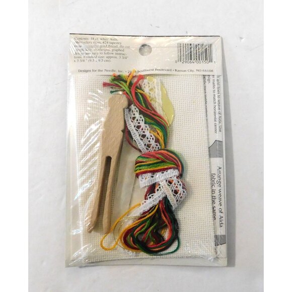 Designs for the Needle Candle Angel Ornament Counted Cross Stitch Kit Sealed - Picture 2 of 3